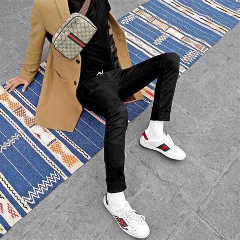 what to wear with gucci sneakers mens|purple gucci sneakers.